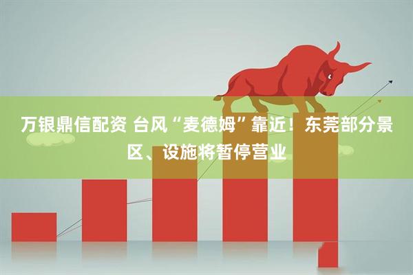 万银鼎信配资 台风“麦德姆”靠近！东莞部分景区、设施将暂停营业